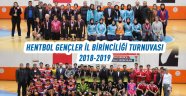 HENTBOL GENÇLER İL BİRİNCİLİĞİ TURNUVASI TAMAMLANDI