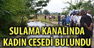 Kahramanmaraş'ta sulama kanalında kadın cesedi bulundu.