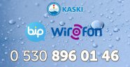 KASKİ'YE BİP VE WİROFON UYGULAMALARINDAN BAŞVURABİLİRSİNİZ