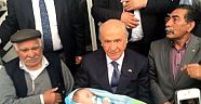 MHP Genel Başkanı Bahçeli,Bebeği Çok Sevdi