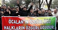 ÖCALAN PROTESTO EDİLDİ