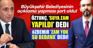 TBMM'de Ali Öztunç ve Ahmet Özdemir arasında su tartışması.