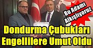 Topladığı dondurma çubuklarıyla engellilere yardım etti