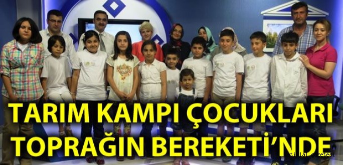 Tarım Kampı Öğrencileri Toprağın Kampı Programında