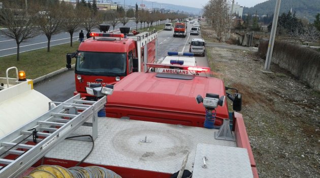 TEKSTİL FABRİKASI YANGINI İÇİN SEFERBER OLDULAR