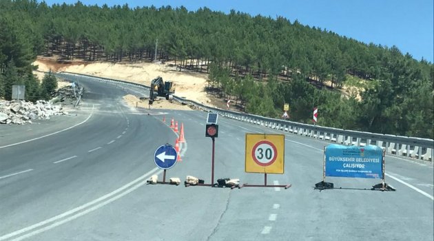 Yedikuyular Yolu'nda bakım çalışmaları